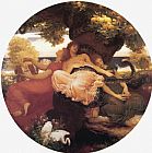 Lord Frederick Leighton The Garden of the Hesperides painting